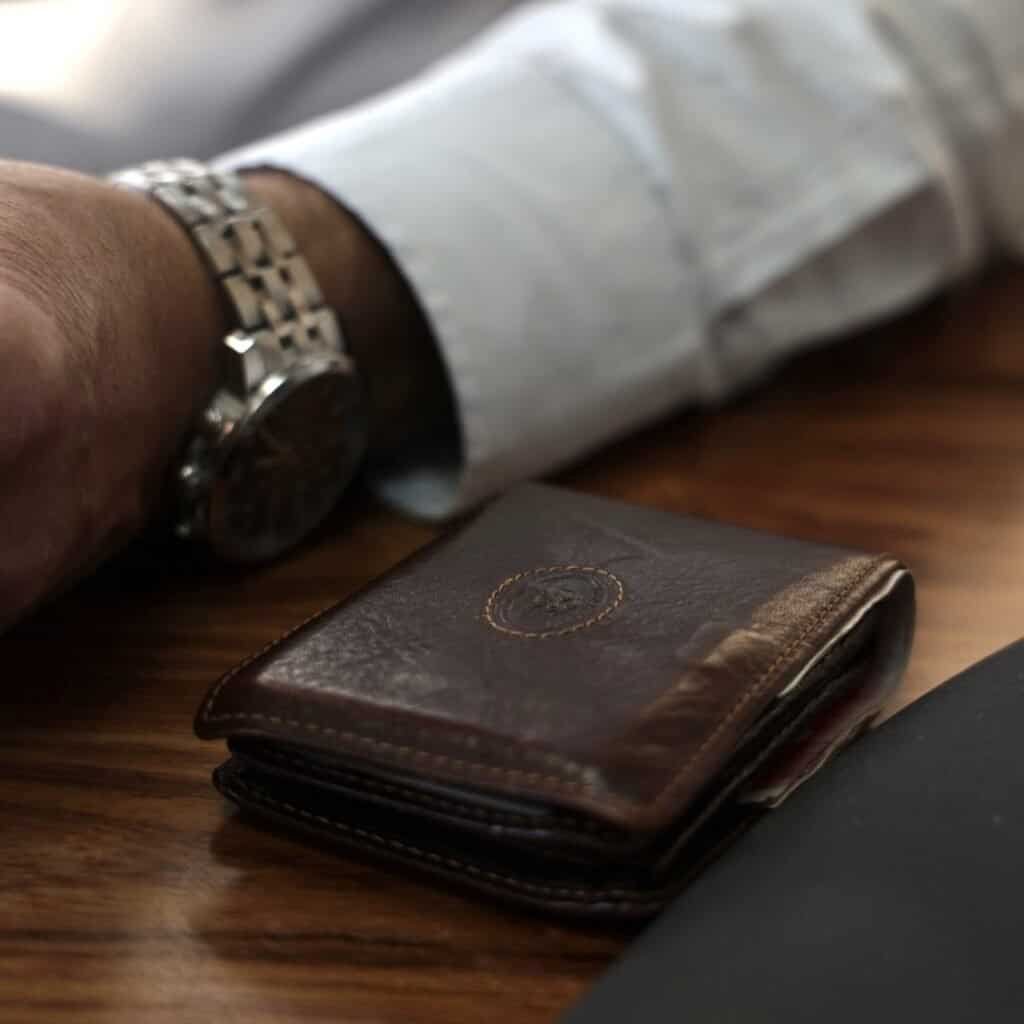 our leather products - wallet